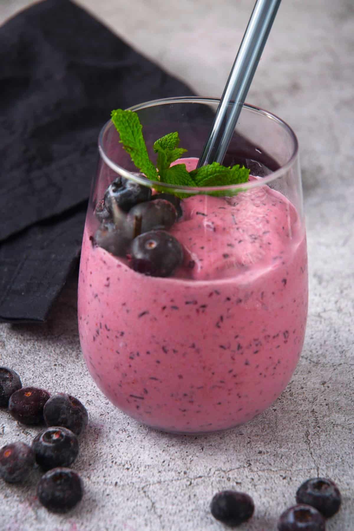 Keto Blueberry Smoothie Recipe - SoSmoothie